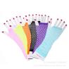 Buy cheap Sexy Black Hollow Mesh Fingerless Gloves Dance Wear Accessories for Children and Adults from wholesalers