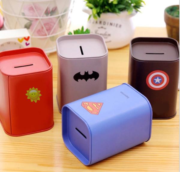 Buy cheap OEM Large Money Saving Tin 4 Color Tin Can Piggy Bank from wholesalers