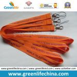 High quality dye-sublimated full color woven lanyard w/swivel crocodile clip