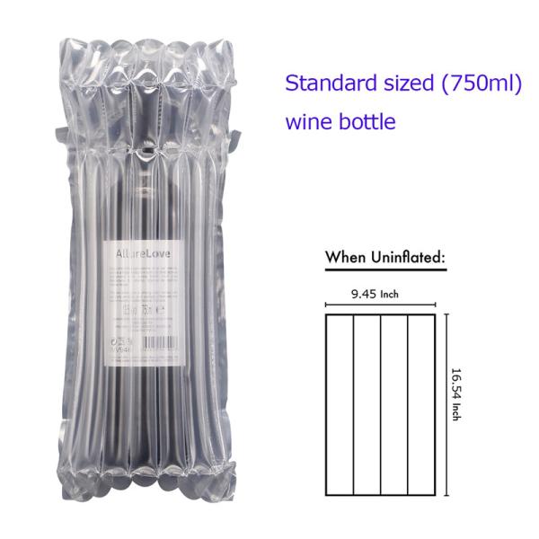 Buy cheap 70 Microns Air Column Cushion Bag 24x41cm Shockproof from wholesalers