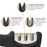 ABS Diamond Kitchen Knife Sharpener 3 Stage Knife Sharpening Tool