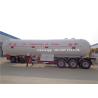 Buy cheap 54m3 LPG Propane Delivery Truck 1.0mm Corrosion Allowance 27MT Road Tank Trailer from wholesalers