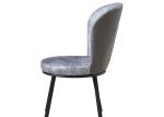 Office Modern Light Gray Upholstered Dining Chairs