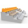 Buy cheap Plastic Fixed Stadium Seating Polymer Injection Mold Permanent For Outdoors from wholesalers