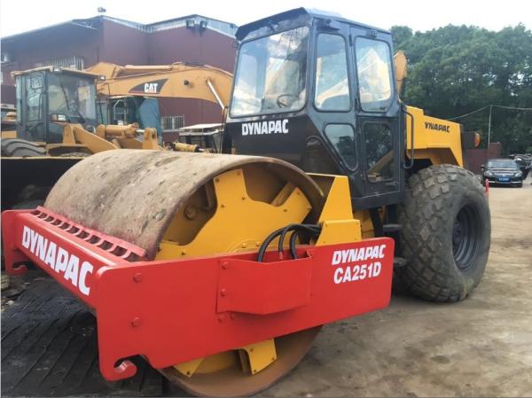 Dynapac CA251D Used Vibratory Roller / Used Road Roller With Water Cooling