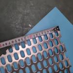 Slot / Hexagon Hole Perforated Metal Mesh Sheet Aluminum Or Stainless Steel
