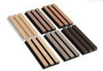 Smoked Oak Natural Wood Acoustic Panels For Building Materials