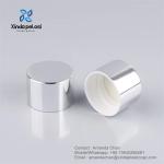 Custom Shiny Silver Aluminum Screw Cap For Bottle Packaging Cosmetic Packaging