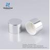 Buy cheap Custom Shiny Silver Aluminum Screw Cap For Bottle Packaging Cosmetic Packaging from wholesalers