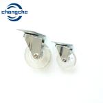 Heavy Duty Durable Swivel PU Caster Swivel Twin Wheel Furniture Caster with