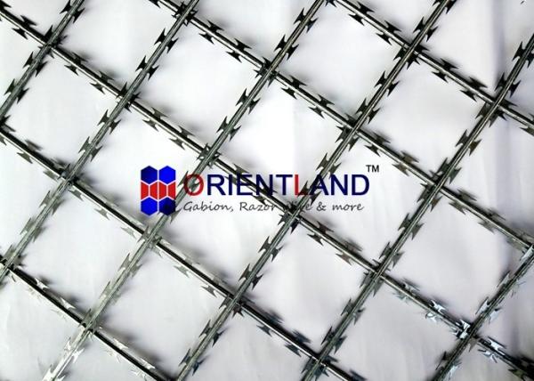 Buy cheap Hot Dipped Galvanized Steel Razor Wire Fence Fence Welded Corrosion Resistance from wholesalers