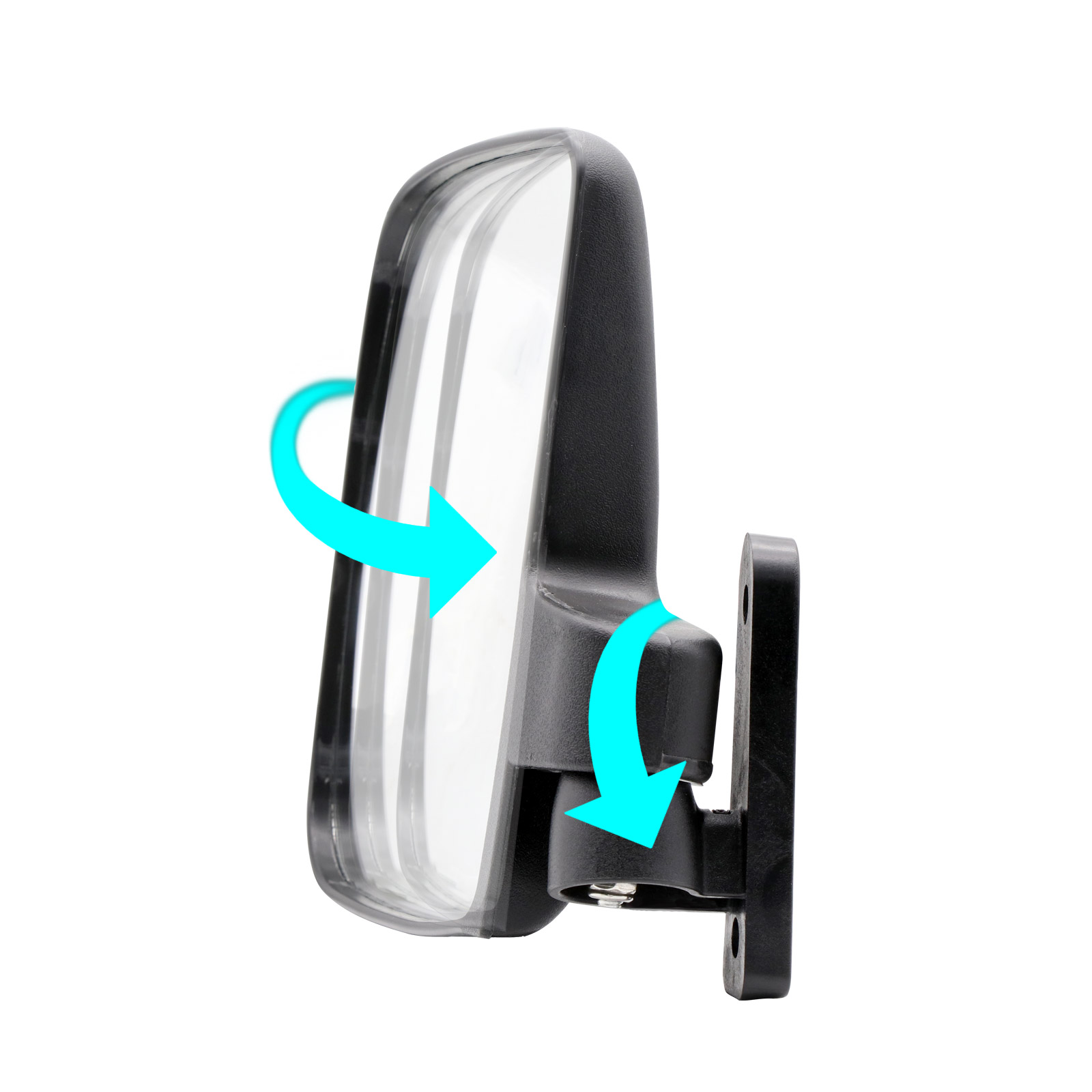 Nylon Universal Side View Mirror Mounting Bracket For EZGO YAMAHA Club Car