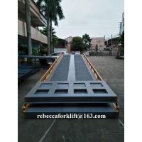 Buy cheap High Duty Steel Mobile Yard Ramp , 12 Ton Warehouse Dock Ramp Easy Operation product