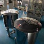 SUS304 100-20000L Movable Hinged Lid Storage Tank Stainless Steel Open Lid Water