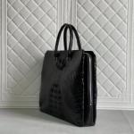 Authentic Crocodile Skin Businessmen Passcode Briefcase Genuine Alligator