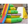 Buy cheap Heat Sealed Inflatable Water Park , Aqua Floating Island Climbing Tower Slide from wholesalers