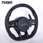 Nappa Grade Leather Mercedes Benz Steering Wheel Carbon Fiber