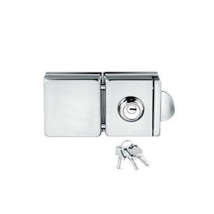 Buy cheap Glass door locks LC-008, stainless steel 304 plate, finishing satin or mirror from wholesalers