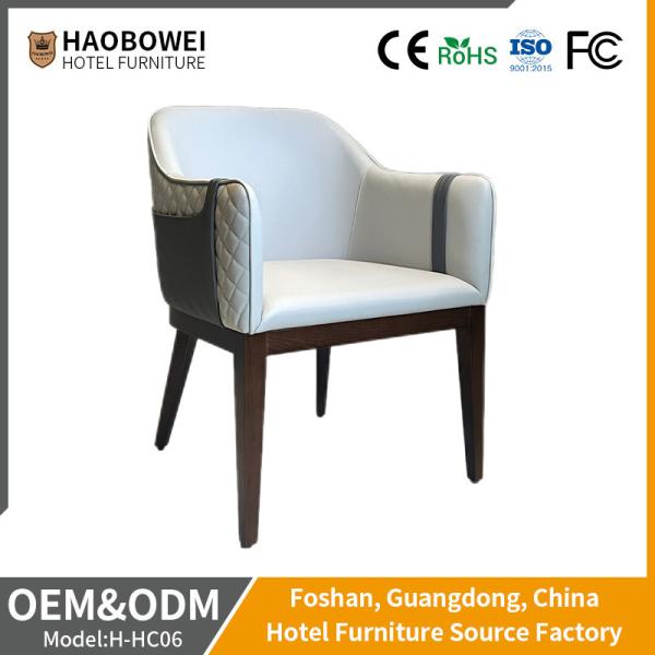 Restaurant Solid Wood Armrest Chair for Home Dining Room Furniture in Hotel