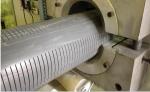 Online Full Automatic Plastic PVC/PE Pipe Slotting/Filler Machine