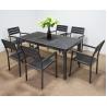 Buy cheap Outdoor Polywood Garden Table 160 X 90cm Plastic Wood Splicing Leisure Table from wholesalers