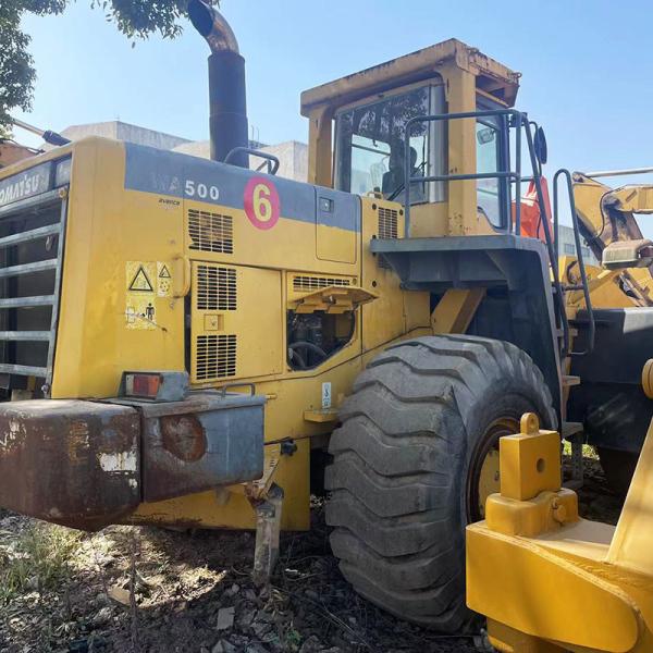 Buy cheap Komatsu 500 Used Loader 27600kg Used Wheel Loaders Front Loader WA500-3 Machine from wholesalers
