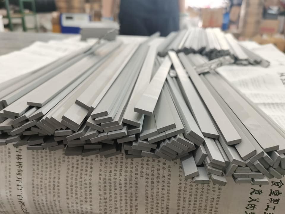 YG10X Blank Cemented Carbide Strip For Guideways And Work Rest Blade