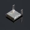 Buy cheap Adjustable 201 304 316 Stainless Steel Wing Seal Strap Buckle L Type Nature Color from wholesalers