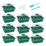 Customized Garden Plant Nursery Tray Pot Grow Germination Starter 12 Cells Plant
