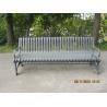Buy cheap Polyester Powder Coated Wrought Iron Garden Bench Seat For School Campus from wholesalers