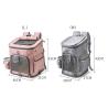 Buy cheap Cat Dog Hiking Backpack Pet Travel Bag Airline Approved Breathable Large 16.9 In 13.4" 25 Lbs from wholesalers