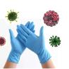 Buy cheap Blue Disposable Medical Glove Good Isolation Performance Thickness 0.15mm from wholesalers