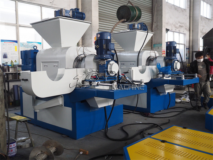 LLDPE Plastic Squeezing Machine Recycling HDPE Woven
