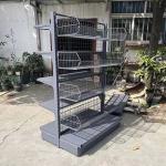 Factory customized supermarket double sides display gandola shelves beer