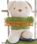 Fashion & Popular Hand Made Crochet Knitted Girl Doll, panda, toy, cotton yarn