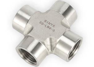 Buy cheap Duplex 3/4 Bsp Thread Stainless Steel 316 Pipe Fittings Cross from wholesalers