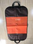 Handle Suit Garment Bag Travel Colored Non Woven Printed With Clips 115*60 cm