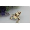 Buy cheap Production classic old style elk head light gold metal handbag locks from wholesalers