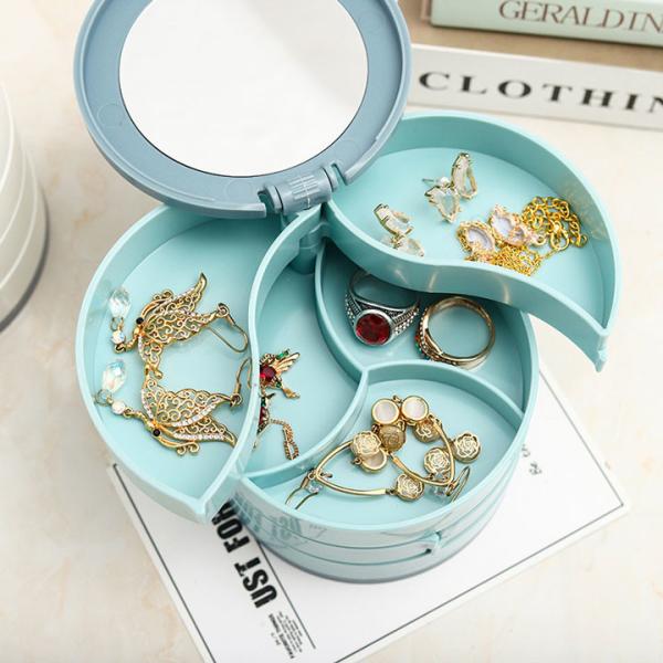 Buy cheap Rotated Plastic Jewelry Organizer Storage Box for Stud Earring from wholesalers