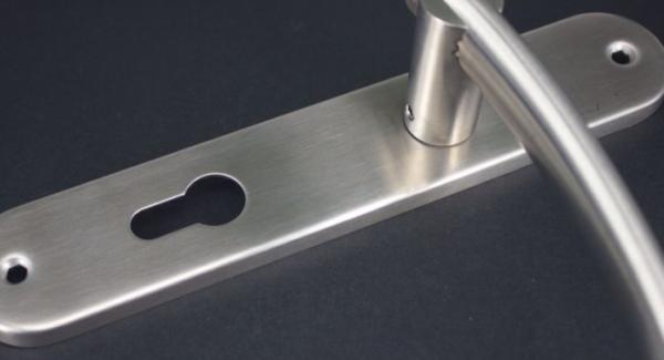 Buy cheap Long Stainless Steel Lever Handle / Commercial Door Handles Stainless Steel from wholesalers