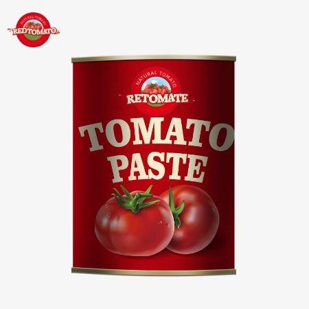 850g Canned Tomato Paste Of Superior Quality Boasting 28/30% Brix Concentration