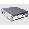 Buy cheap 1.22*1.22m Outdoor Event Portable Stage / Silver Aluminum Plywood Stage from wholesalers