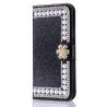 Buy cheap Luxury Diamonds Cover Leather Wallet Case With Card Slot Bling Phone Case For iPhone X from wholesalers