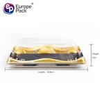 High quality PS square disposable japanese food sushi tray
