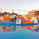 Colourful Funny Kids Amusement Park Water Slide Playground For Family
