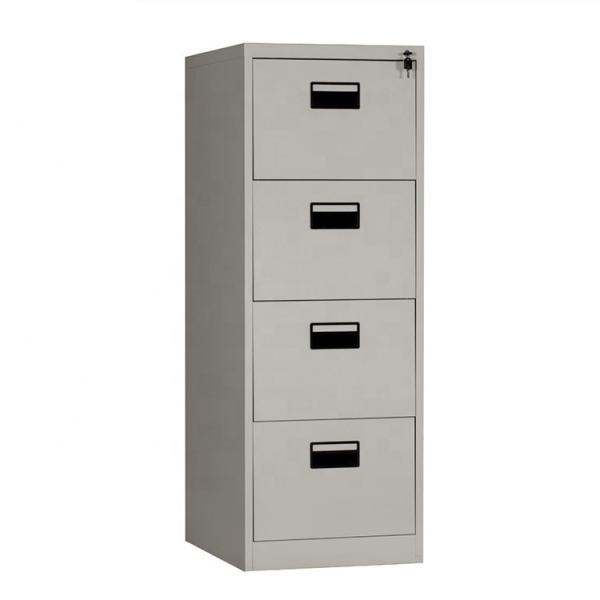 Buy cheap Office Steel KD Structure RAL7035 4 Drawer Filing Cabinet from wholesalers