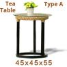 Buy cheap Tempered Glass 8mm Table Top Bistro Patio Table And Wood / Rattan Chairs from wholesalers