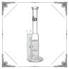Buy cheap Grace Straight Tube Bong Clear Glass Water Pipe Double Honeycomb Perc Hookah from wholesalers