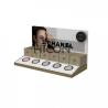 Buy cheap 2-Tiered Golden Makeup Display Cosmetic Store Counter Display Unit from wholesalers