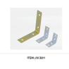 Buy cheap Rust Resistant Iron Small Metal Corner Brackets L Shaped Corner Brace ZP BP Finished from wholesalers